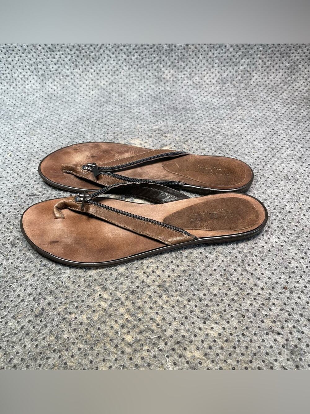 Vero Cuoio Tan Brown Sandals Size 37.5 UK 6.5 US Women’s.